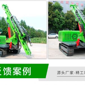 液壓錘款光伏打樁機